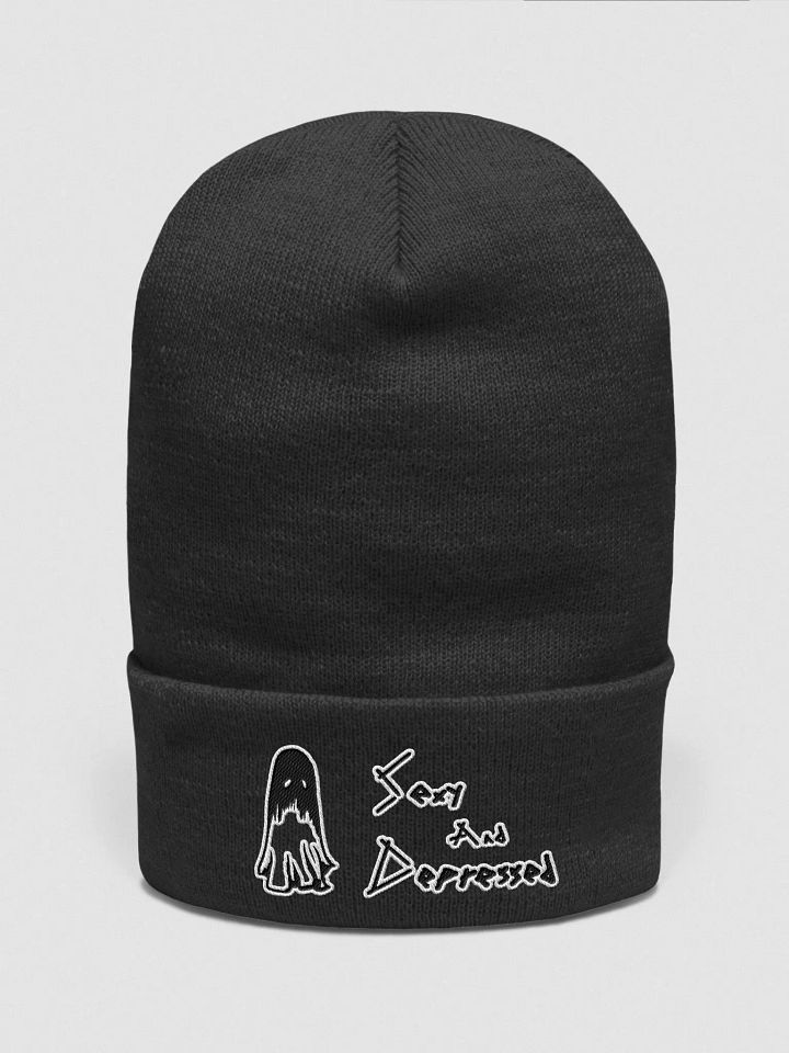 SaD Logo (Black) Classic Beanie product image (1)