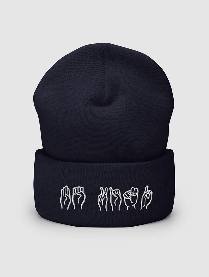 ASL Be Kind Beanie [Sign Language Only] product image (1)
