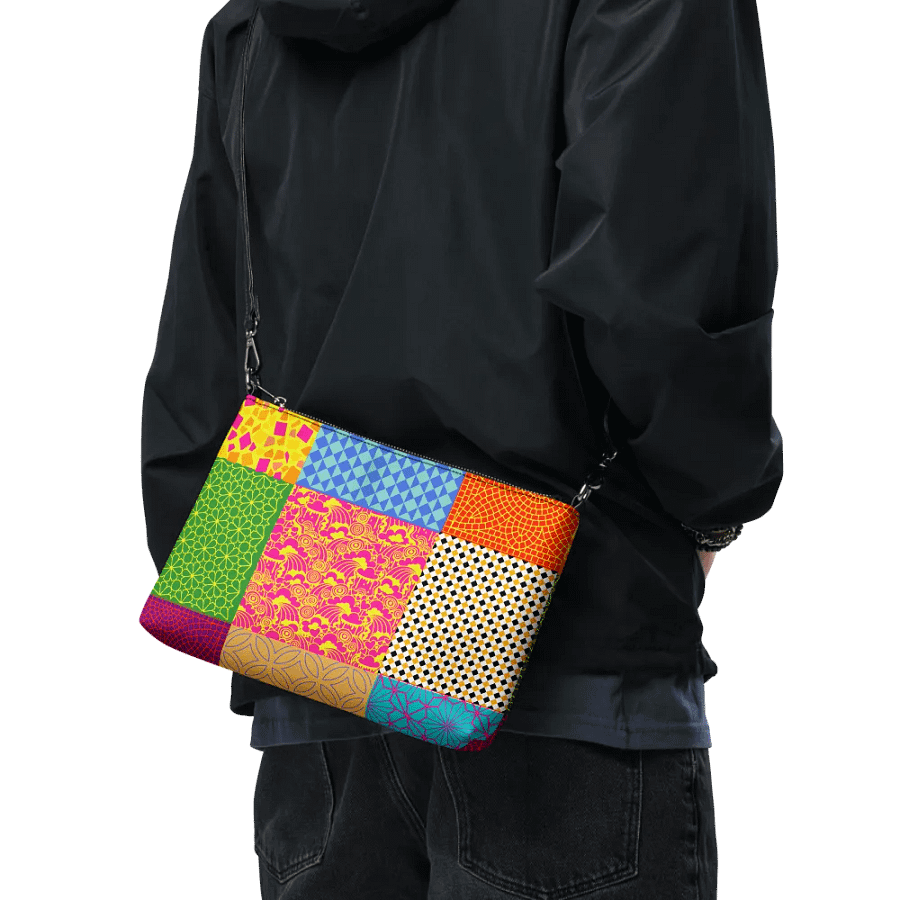 Geometric Fusion All-Over Print Crossbody Bag product image (9)