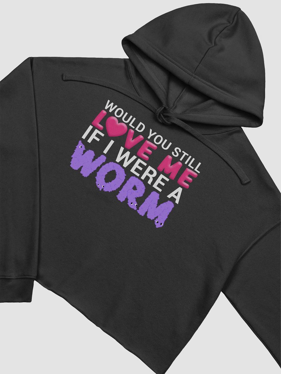 ILY Worm Cropped Hoodie product image (12)