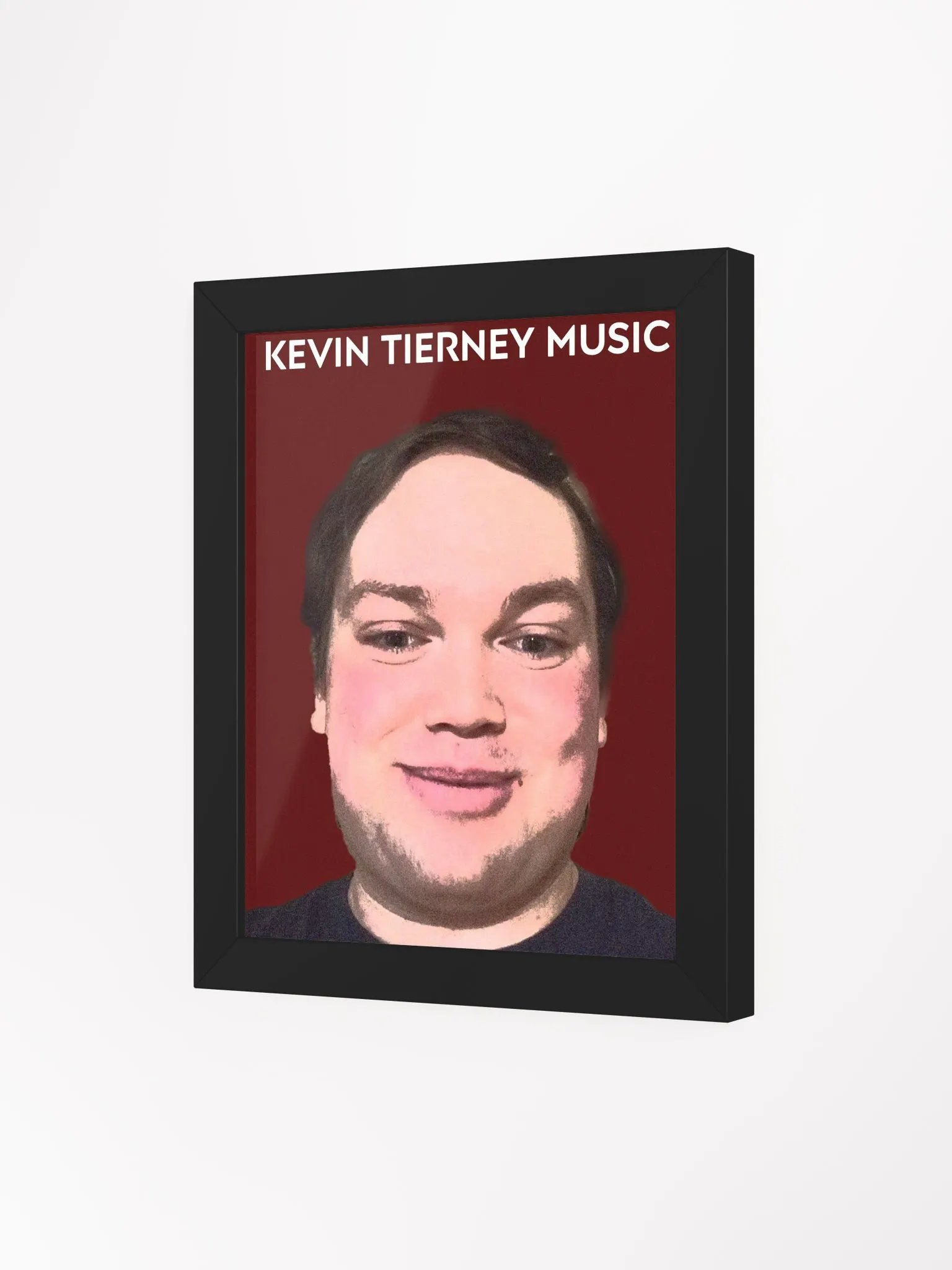 Kevin Tierney Headshot Oil Painting Framed Matte Poster product image (46)