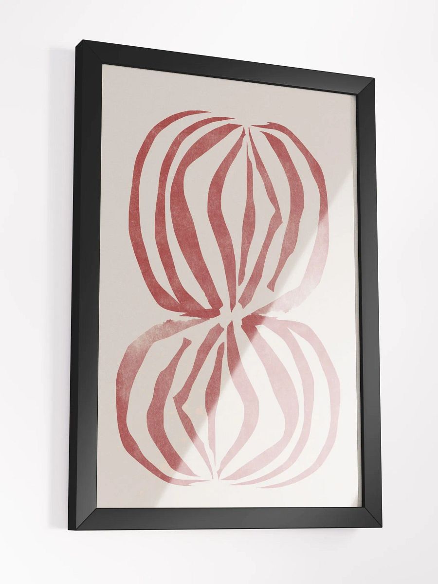 Organic Flow Framed Matte Poster | Fluid Abstract Design | Modern Art with Natural Flow for Tranquil Interiors product image (3)