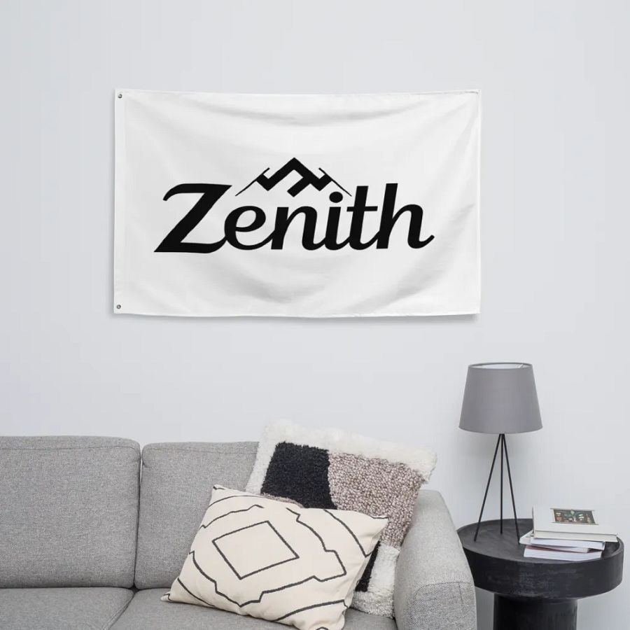 White Zenith All-Over Print Flag with Mountain Design - 34.5x56 inches product image (9)