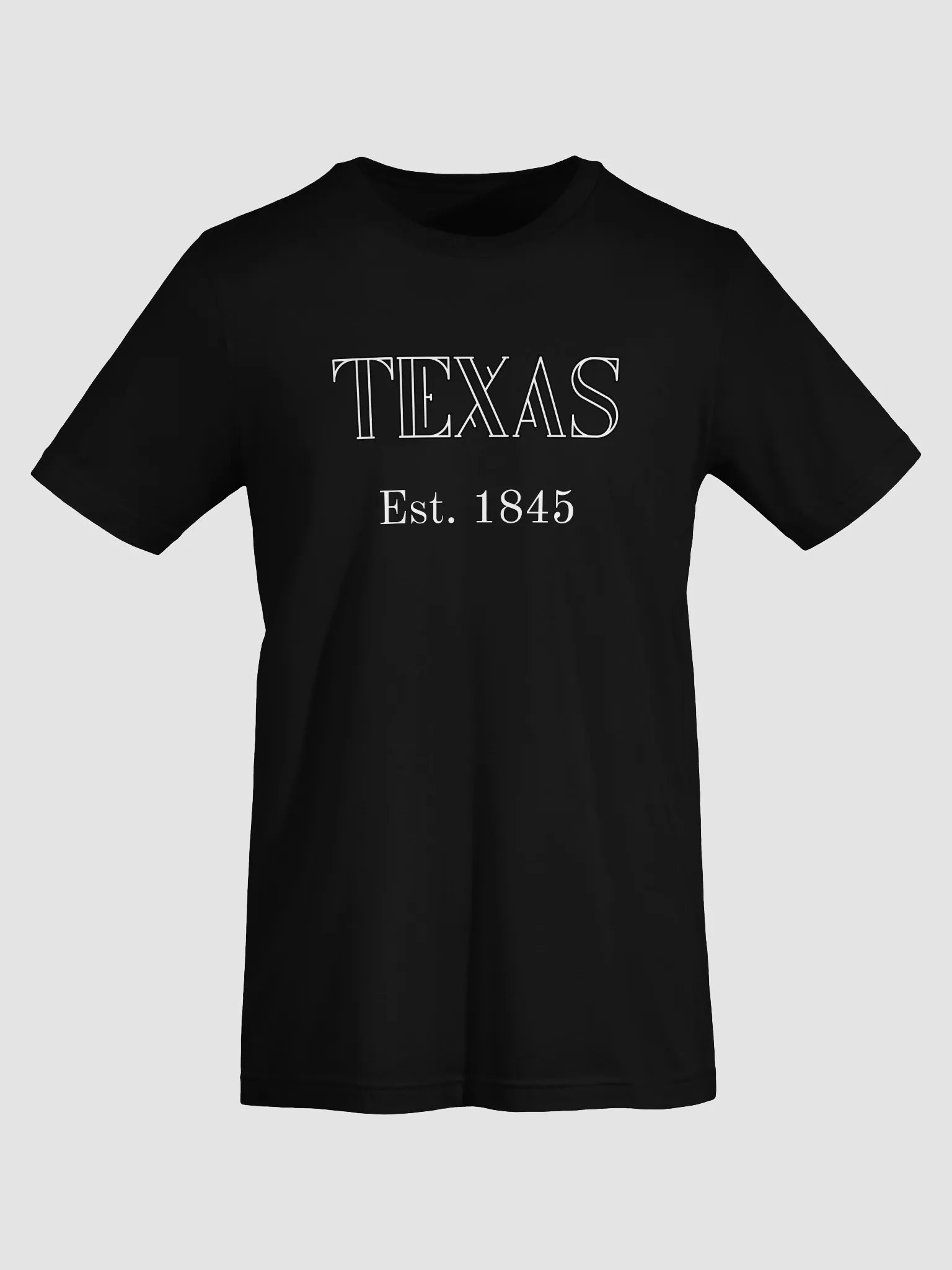 🤠 TEXAS Est. 1845 Vintage Style T-Shirt | Bella+Canvas Unisex Tee | Kompot Font product image (51)