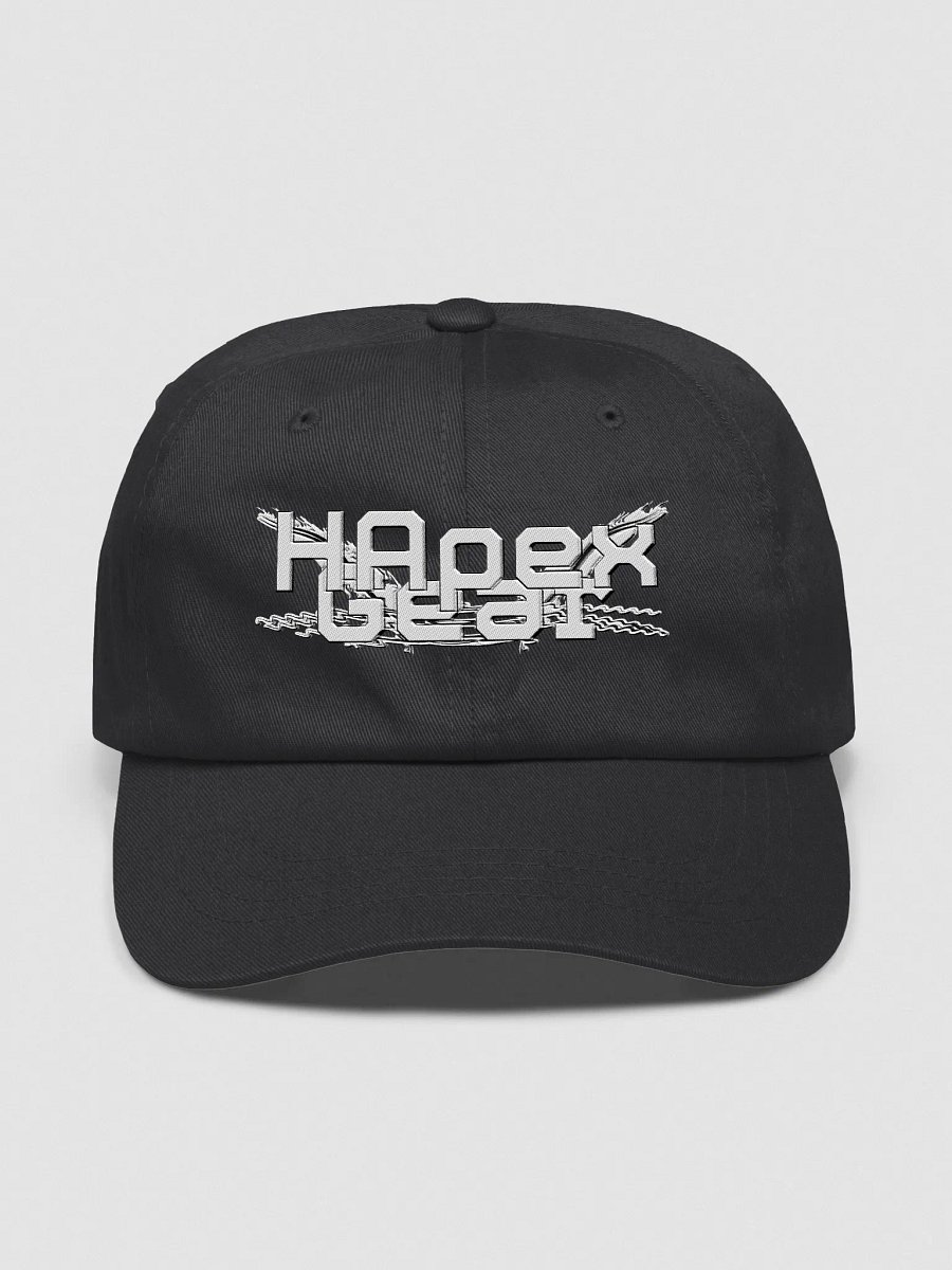 White HApex Gear Black Logo - Embroidered - Classic Dad Hat product image (2)