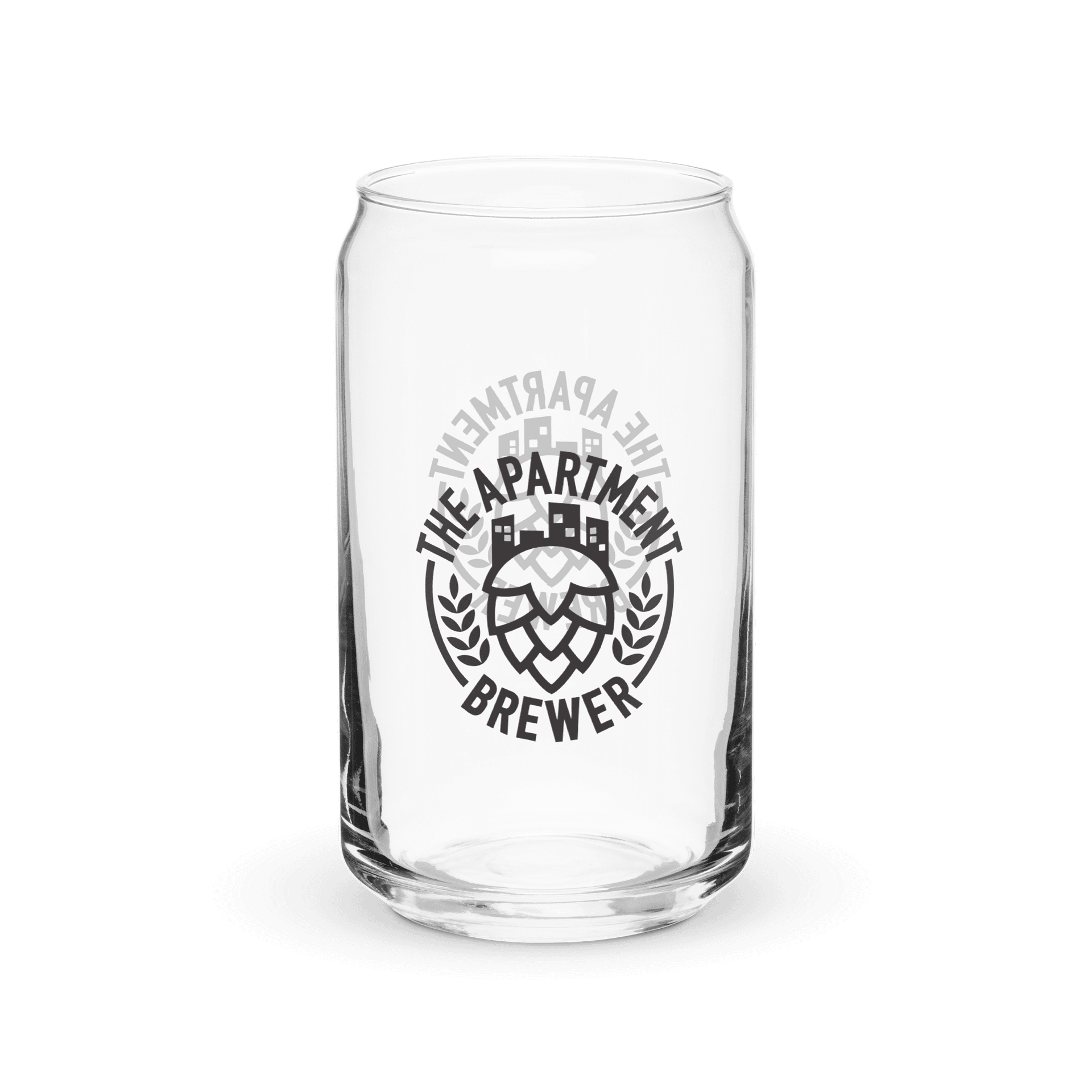 Main Logo Can-Shaped Glass (Black) product image (1)
