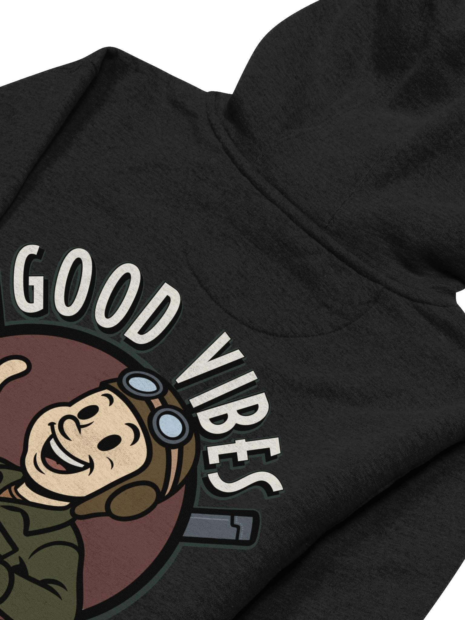 "GOOD VIBES v2" 4k Hoodie product image (3)