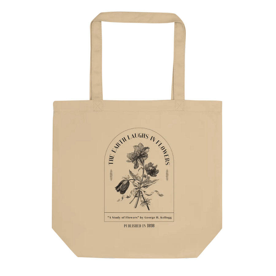 The 'The Earth Laughs in Flowers' Tote Bag product image (4)