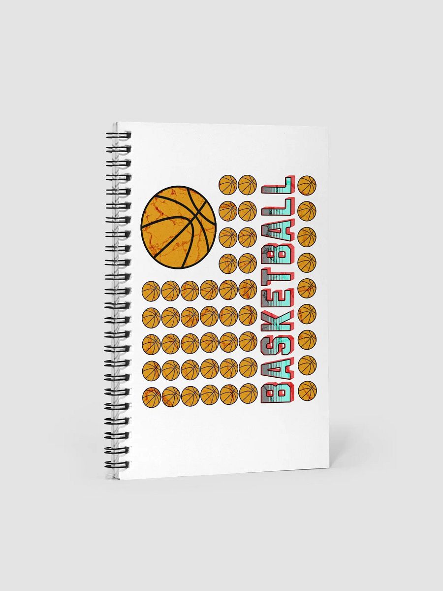US Flag Basketball Hoops Galore Spiral Notebook product image (1)