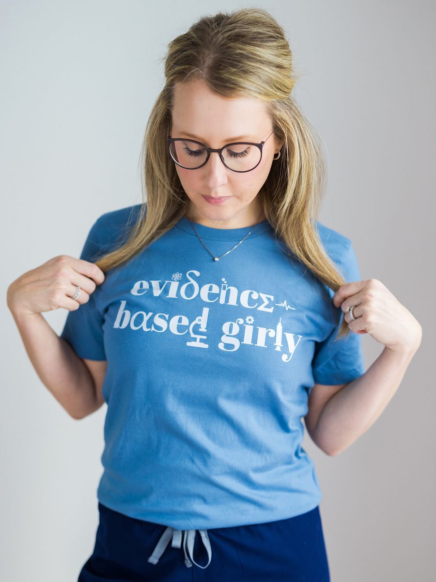 evidence-based girly (short tee) product image (56)