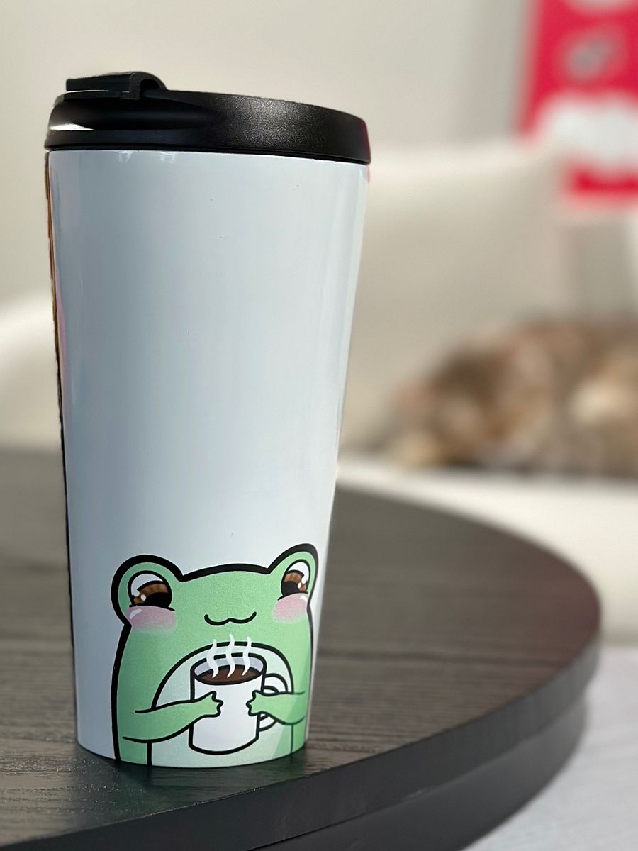 Frog Coffee Split Dye Travel Mug product image (5)