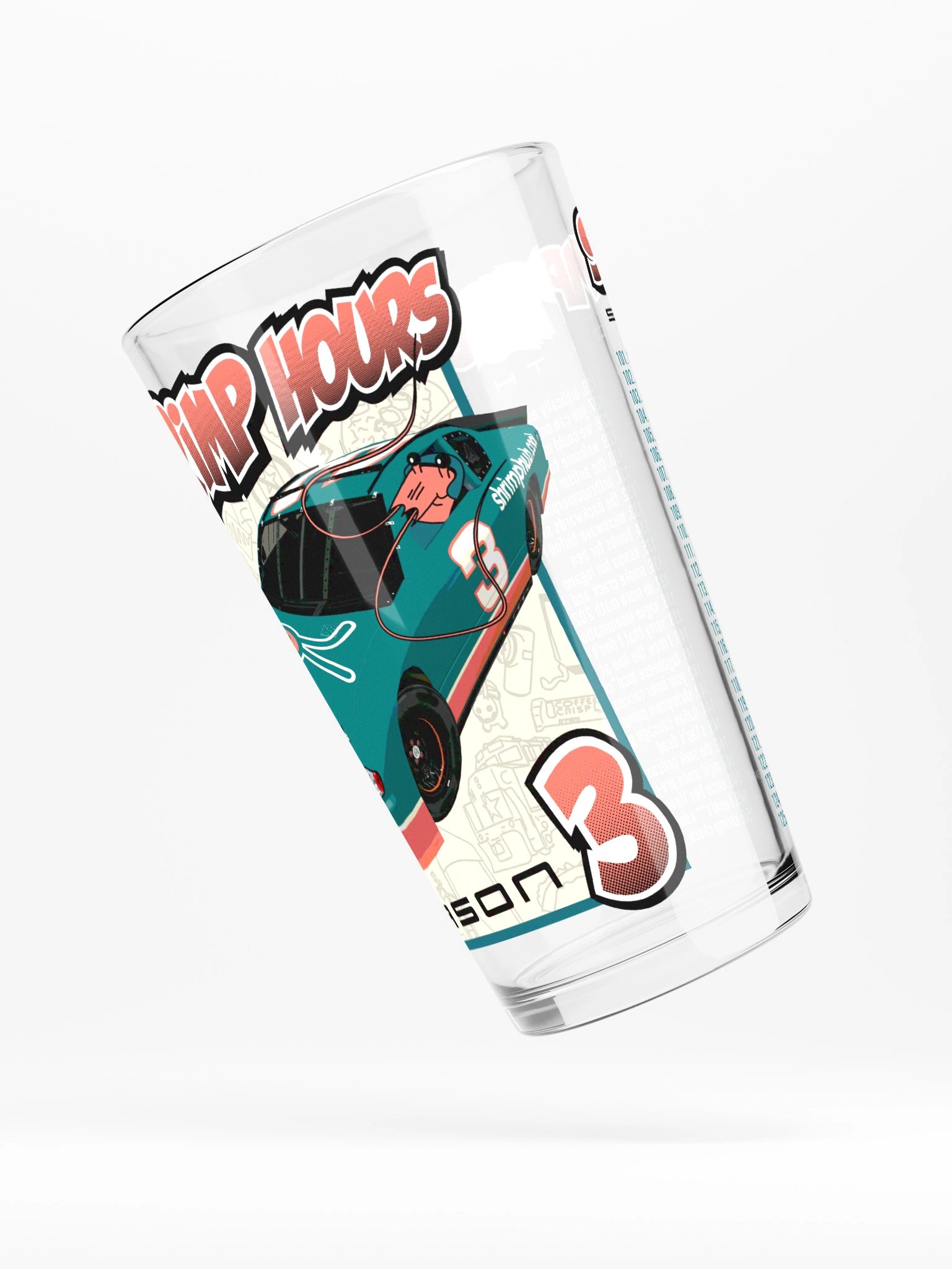 Shrimp Hours Season 3 Pint Glass product image (4)