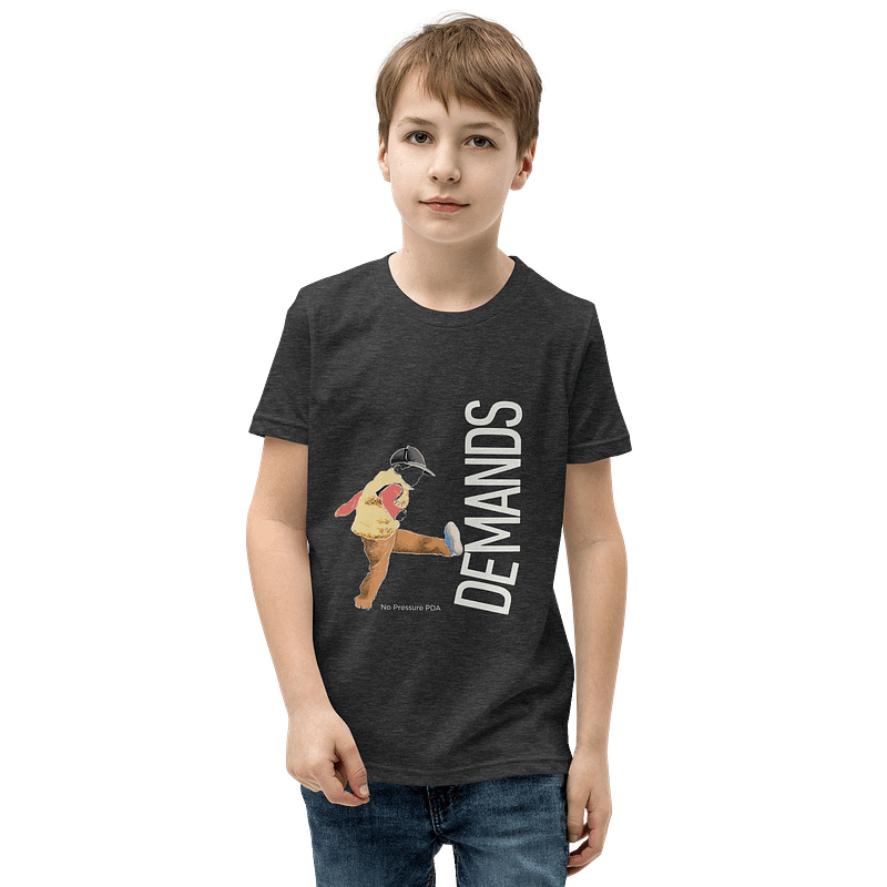 100% cotton Demand Youth T-Shirt (dark)