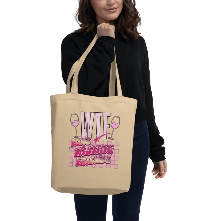 WTF Wine Tasting Friends Tote Bag product image (2)