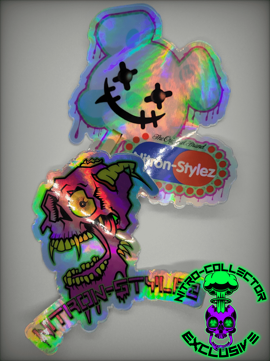 Nitron-Stylez X Nitro-Collector - LIMITED PIECE Sticker 5 Pack! (Check Description) product image (1)