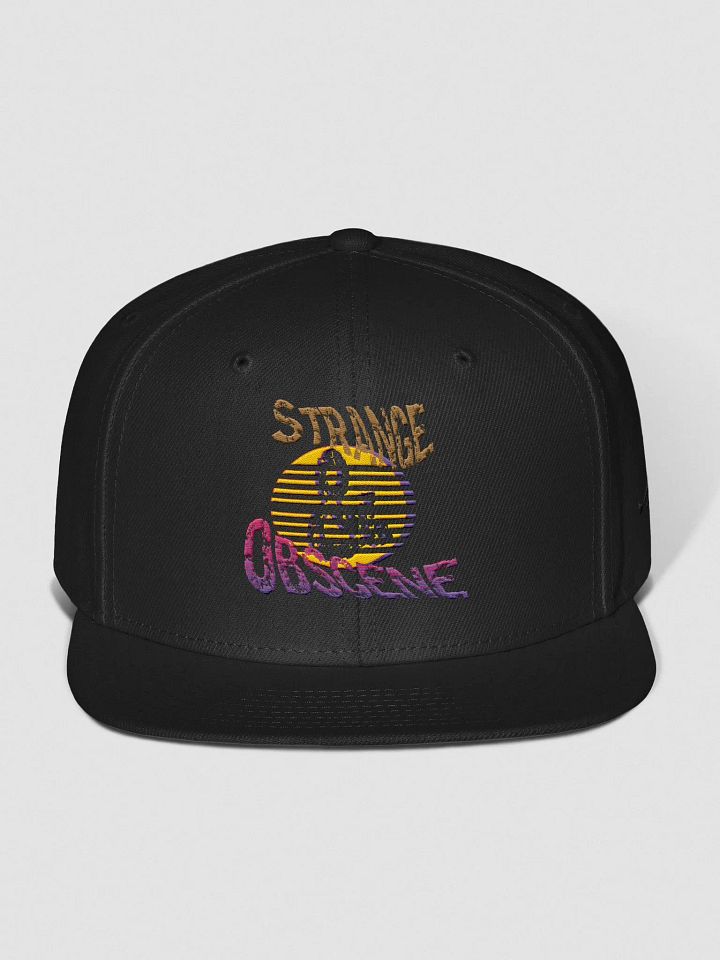 Strange & Obscene Embroidered Snapback product image (1)