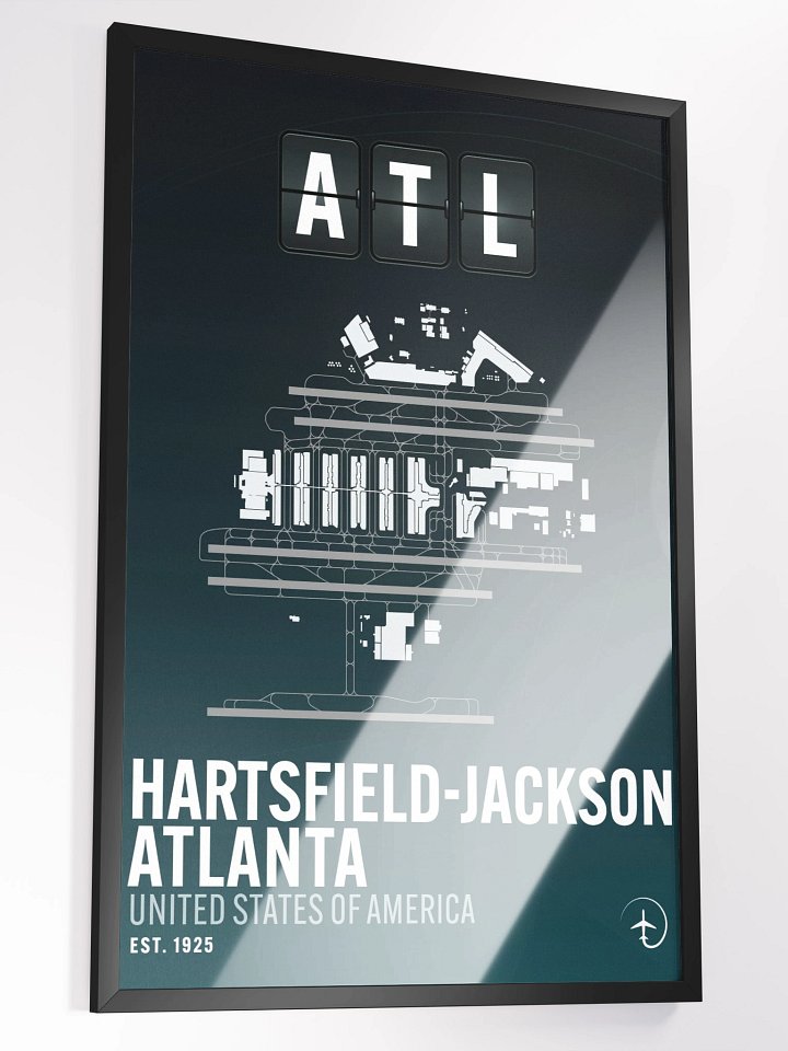 Atlanta ATL Poster (Framed) product image (2)