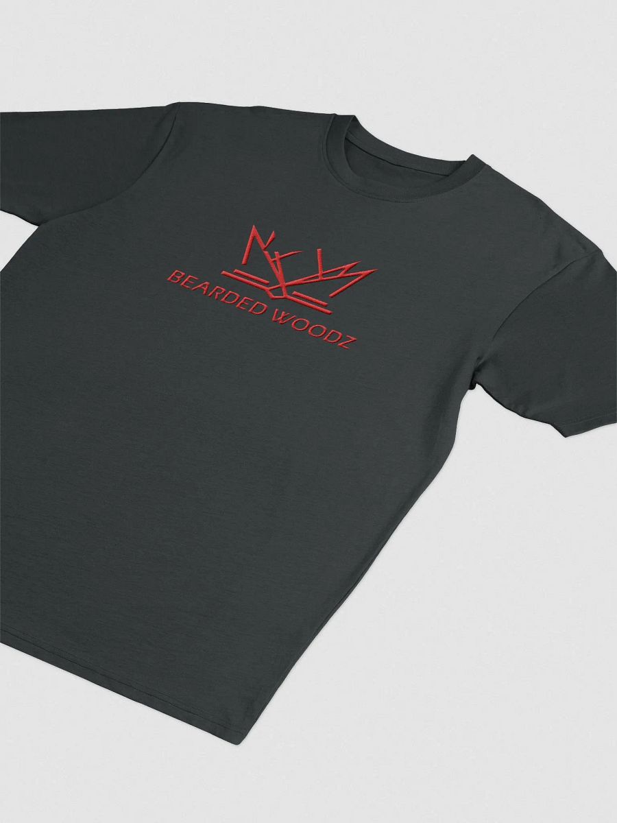Men's Bearded Woodz T-Shirt (Red Embroidery) product image (3)