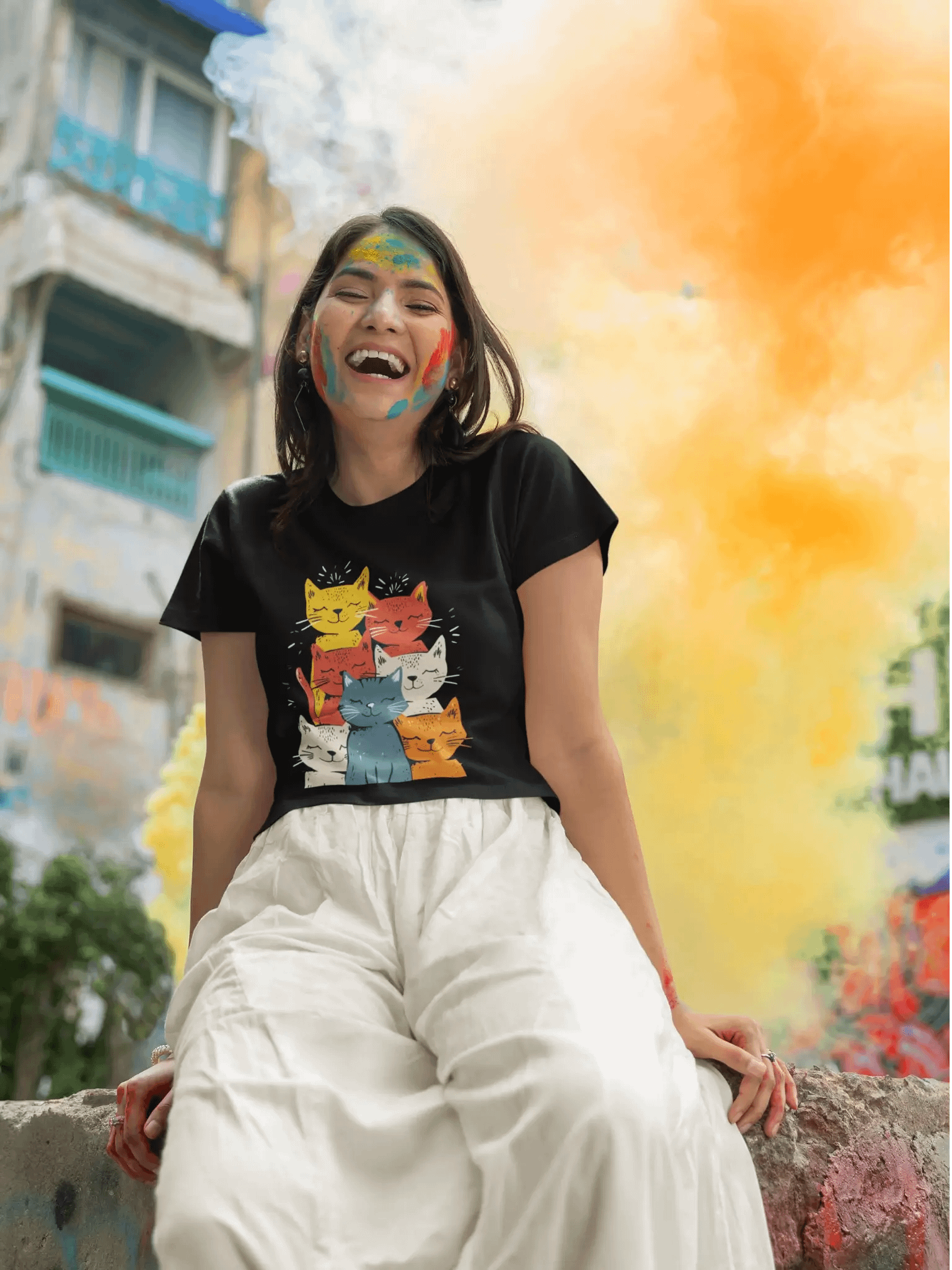 Kaleidoscope of Kittens - Crop Top Women product image (1)