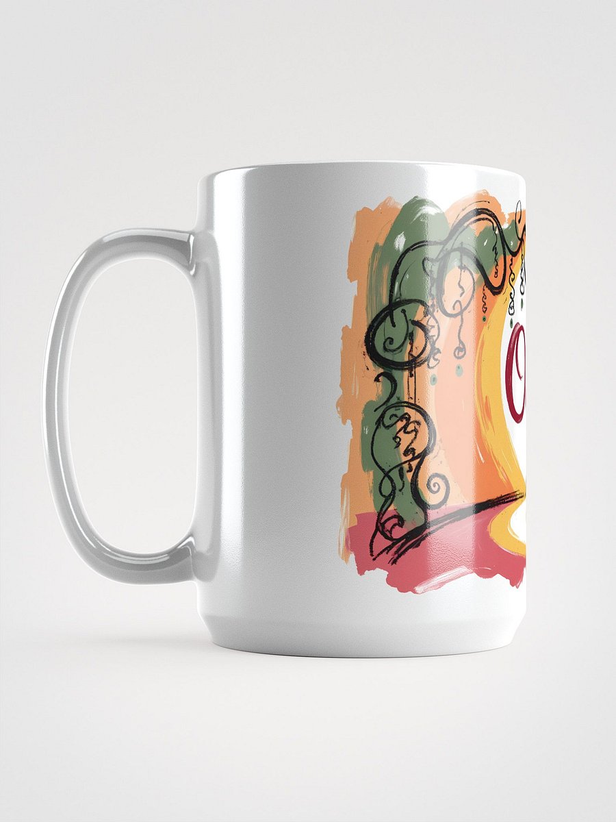 Ornate Odissi Stage | Traditional Dance Art Glossy Mug product image (6)