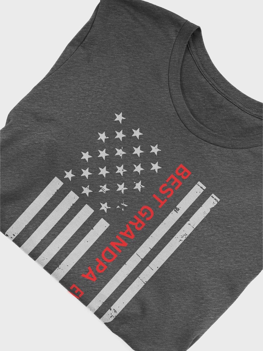 American Flag Best Grandpa Ever - Unisex T-shirt Bella Canvas 3001 product image (13)