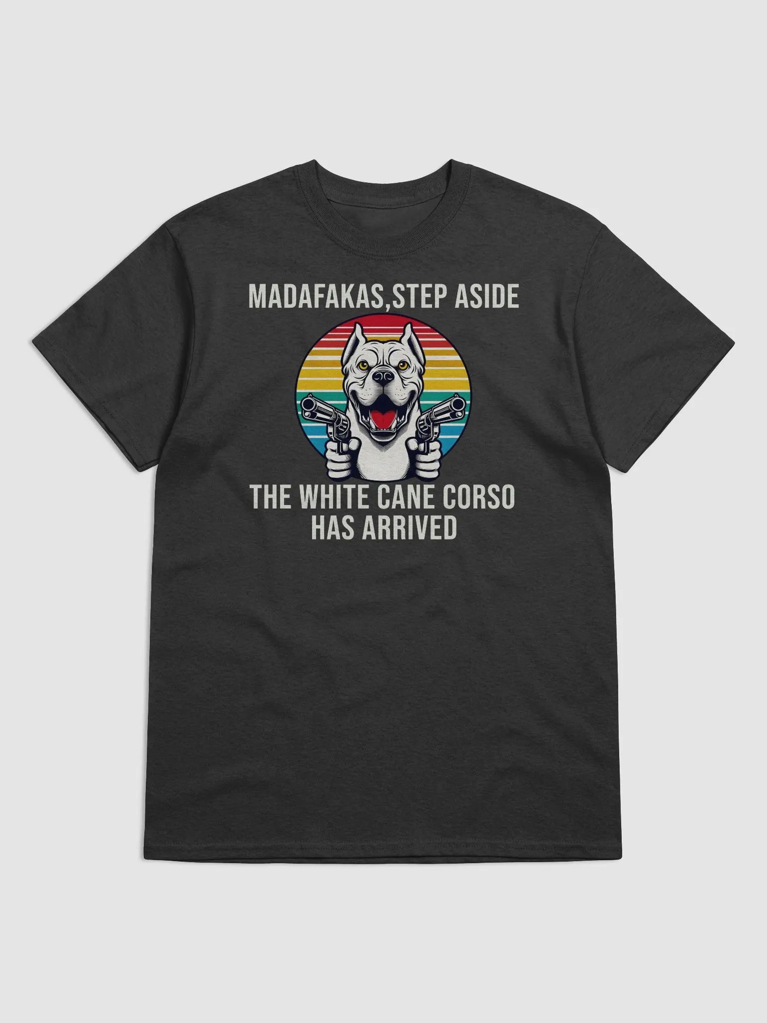 White Cane Corso T-Shirt-step aside, white corso has arrived product image (1)