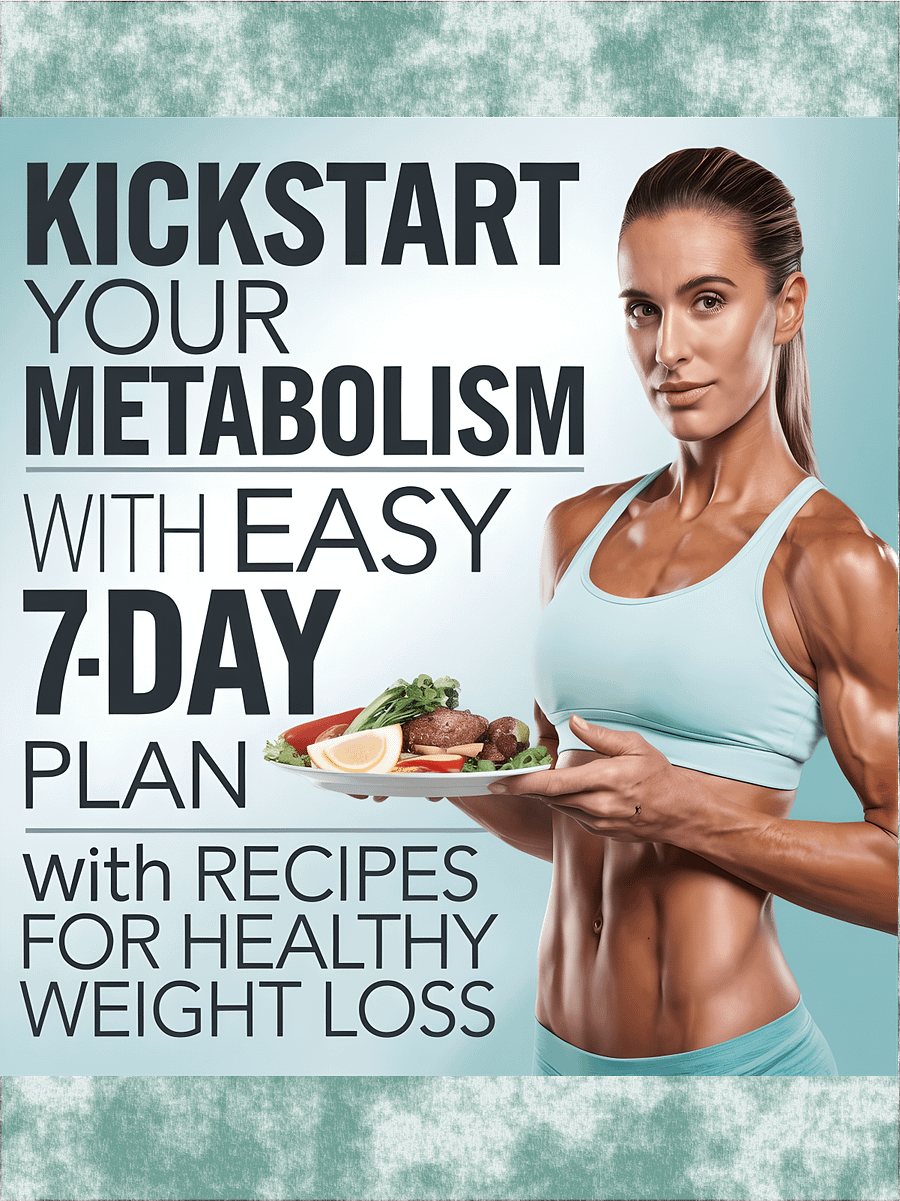 Kickstart Your Metabolism with an Easy 7-Day Plan: Recipes for Healthy Weight Loss product image (1)