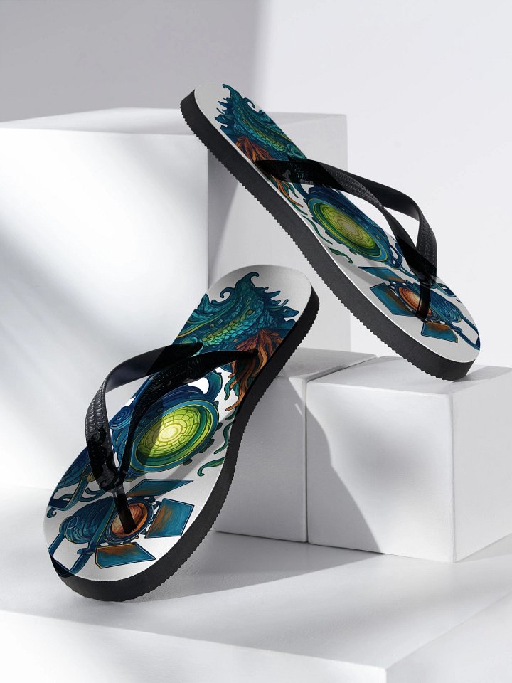 Theatrically Jerry: "Deep Sea Illumination" Stage Light Flip-Flops product image (1)