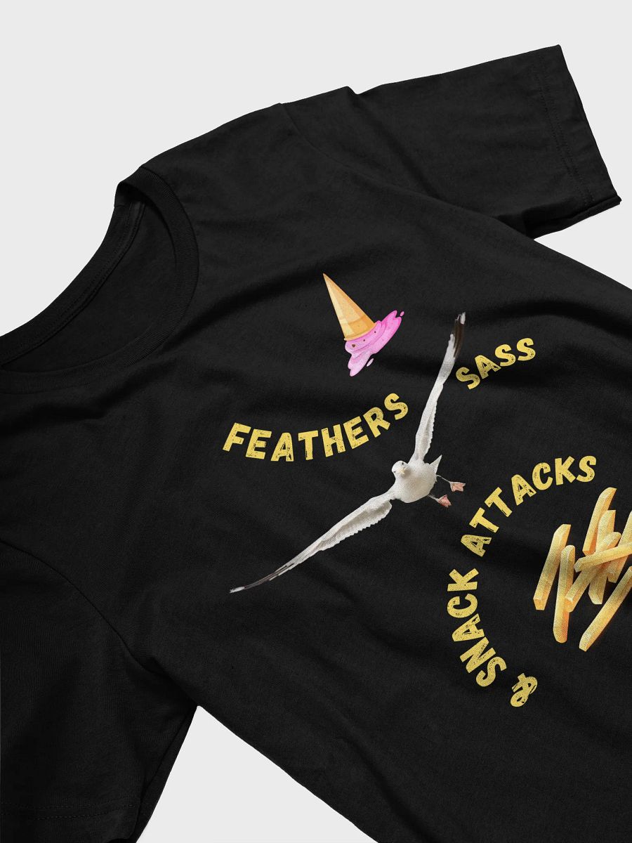 T-shirt: Feathers, Sass & Snack Attacks product image (9)