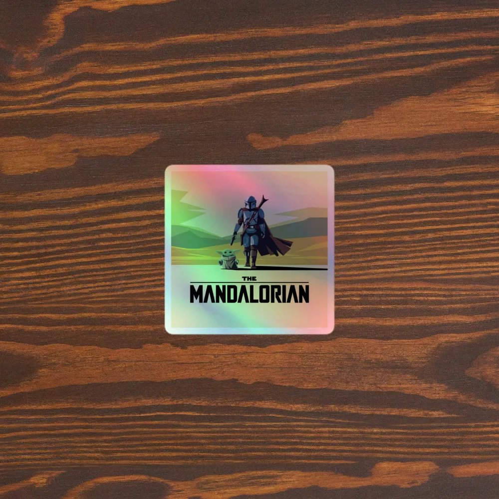 The Mandalorian Holographic Sticker product image (5)