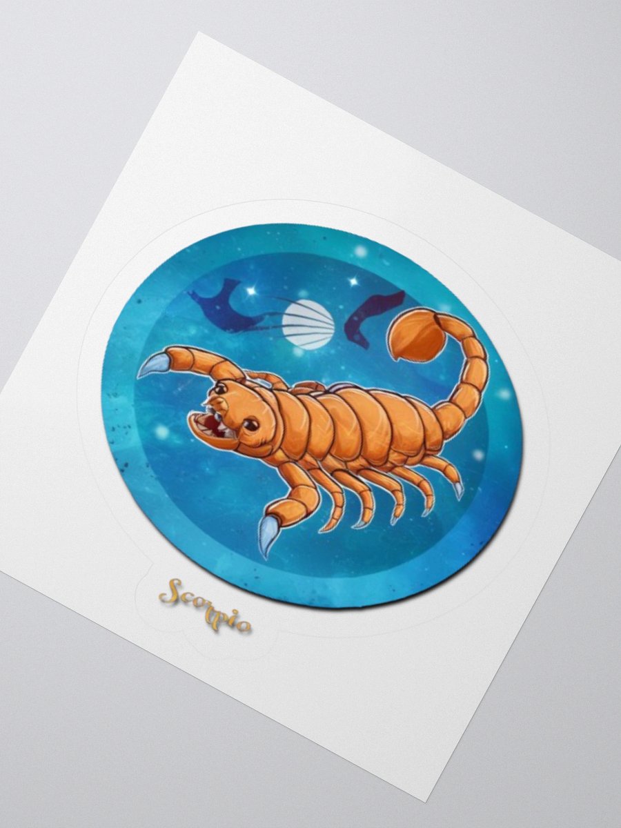 Scorpio Zodiac Sticker - Exclusive Celestial Design | TDS Music product image (4)