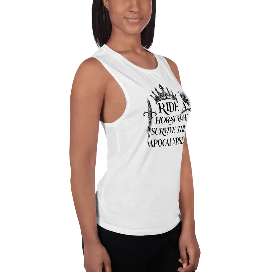 Ride a Horseman Bella+Canvas Women's Flowy Muscle Tank product image (49)