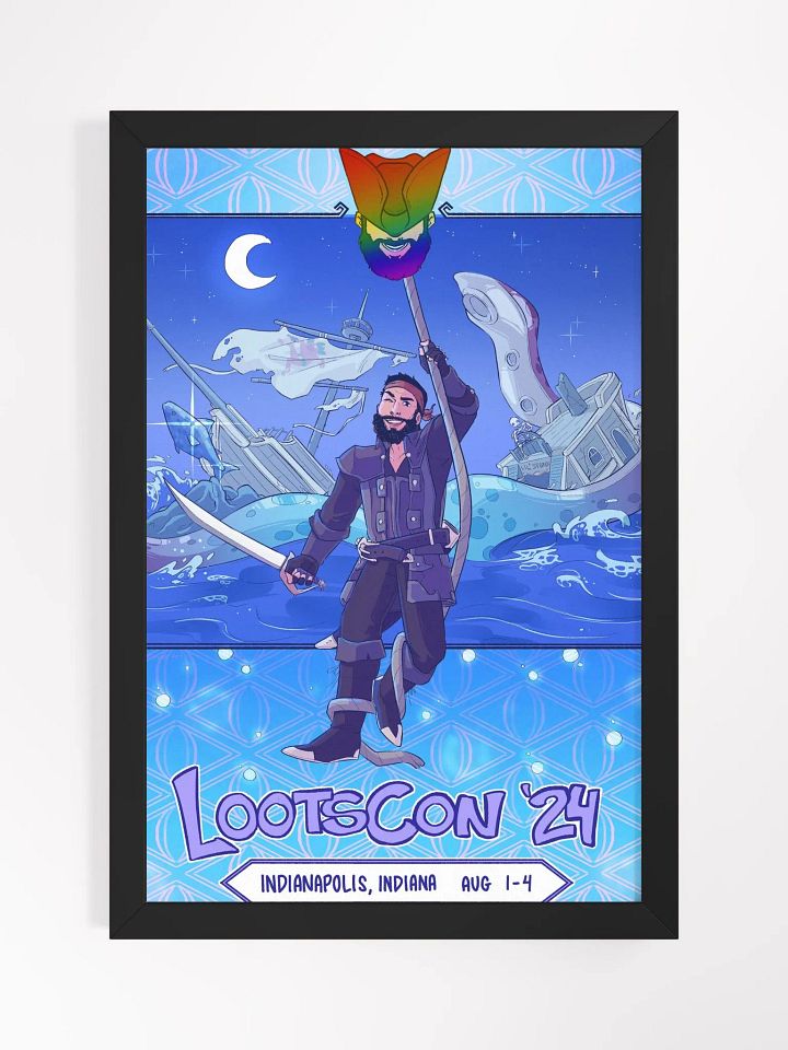 Framed LootsCon 2024 Art Print product image (1)