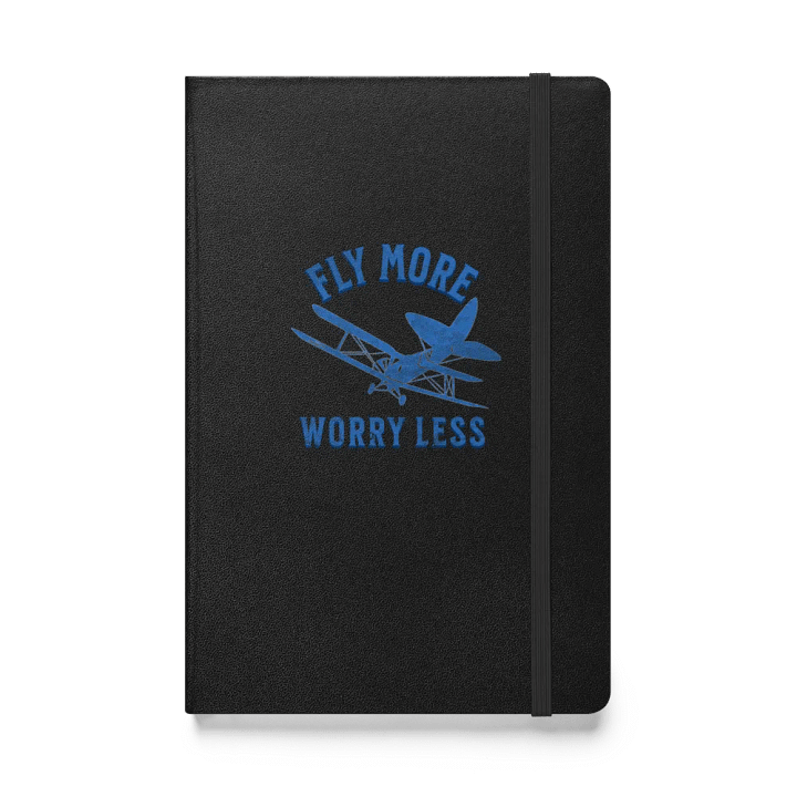 Fly More Worry Less - Biplane - Notebook product image (1)