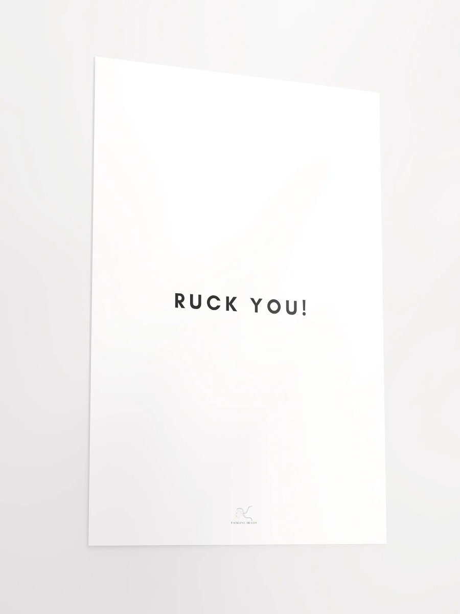 RUCK YOU! Poster product image (4)