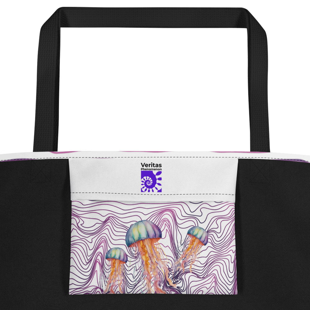 Colorful Jellyfish Tote Bag product image (4)