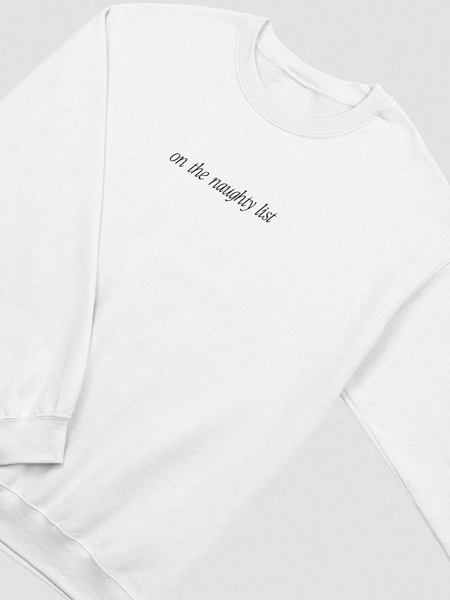 On The Naughty List Embroidered Sweatshirt product image (6)