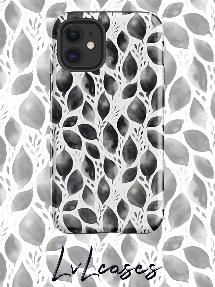 Minimal leaves Tough iPhone Case product image (2)
