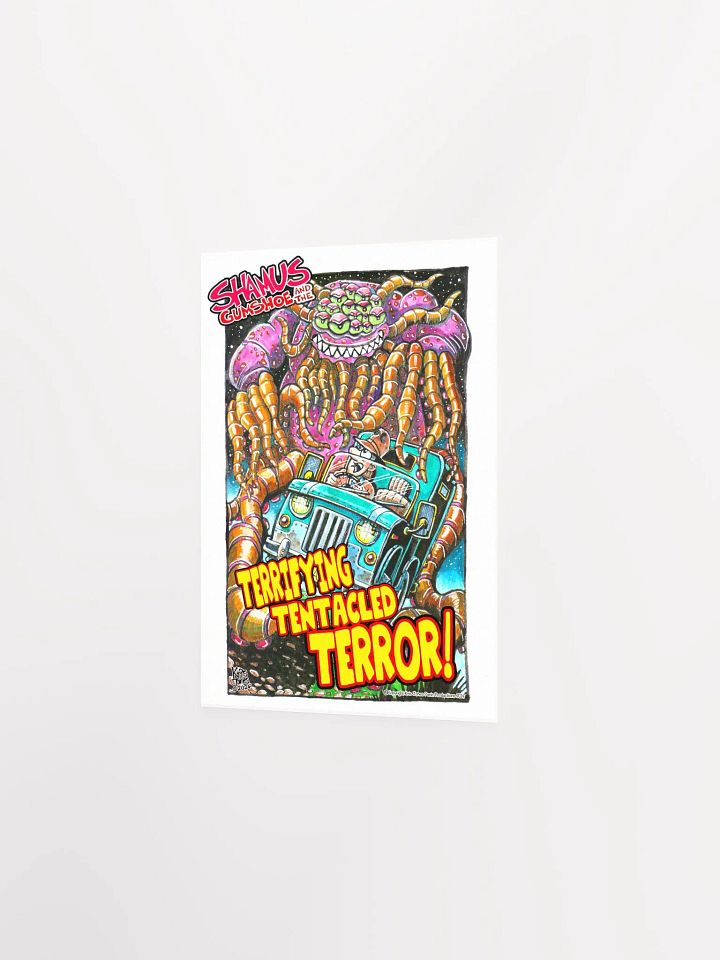 THE TERRIFYING TENTACLED TERROR POSTER! product image (2)