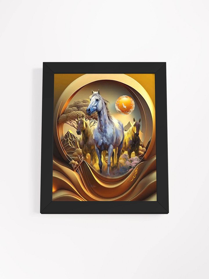 Vibrant Ayous Wood Framed Matte Poster product image (2)