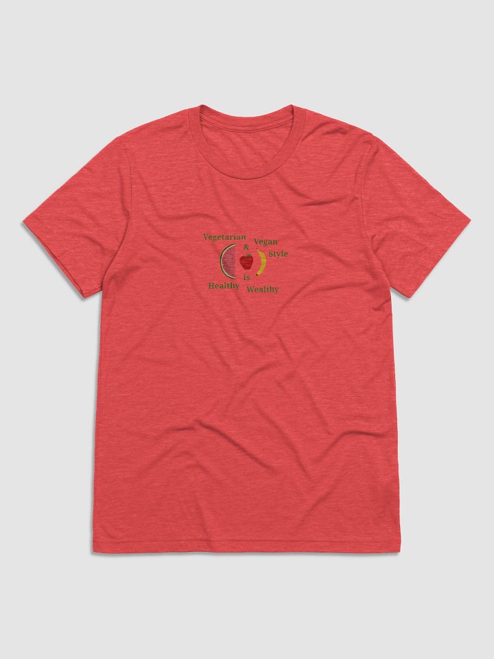 Healthy & Wealthy Vegetarian T-Shirt product image (1)