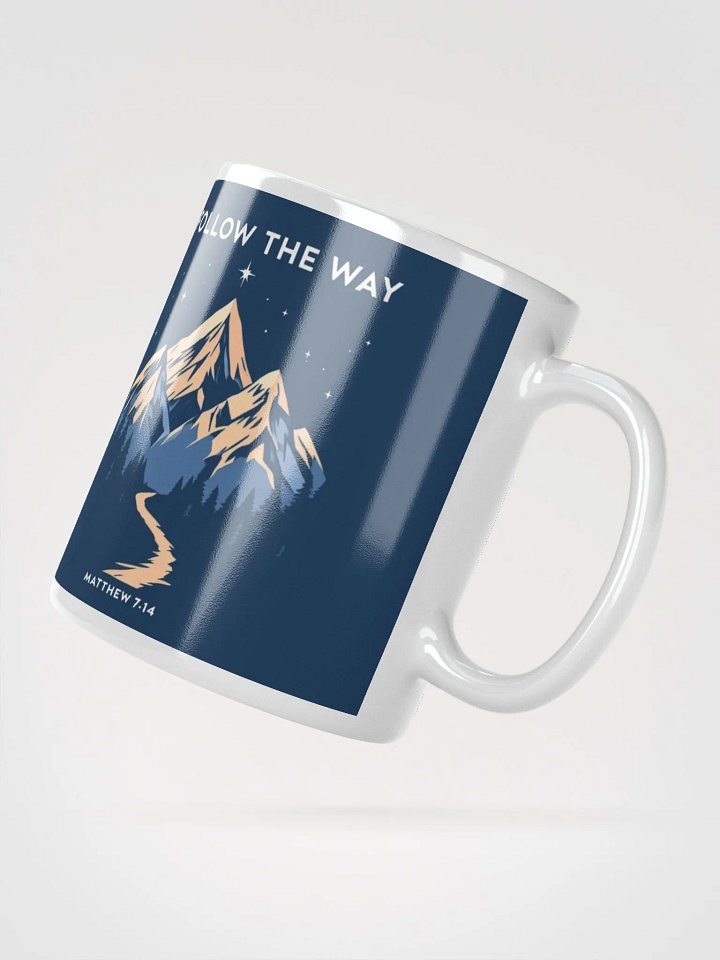 Follow The Way Christian Mug | Matthew 7:14 product image (2)