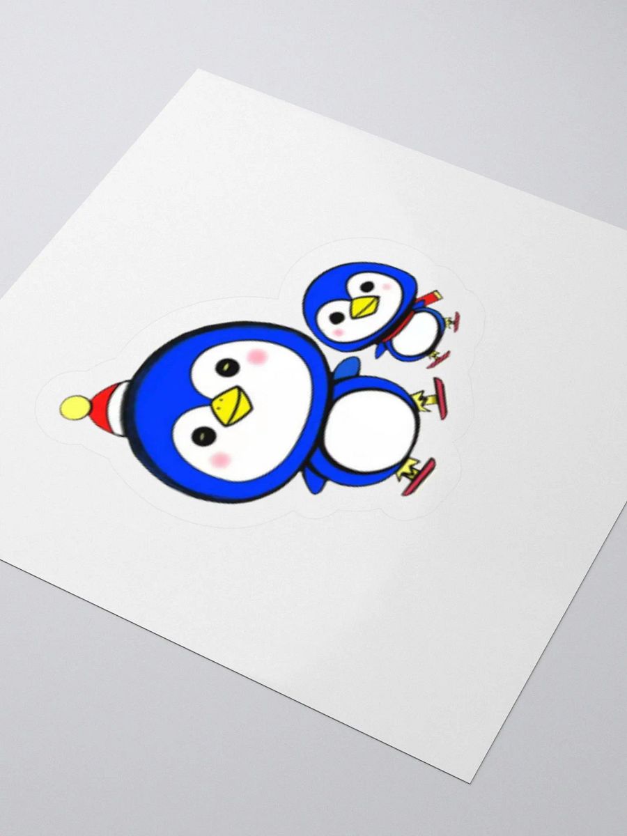 Skating Penguins Holiday Stickers product image (11)
