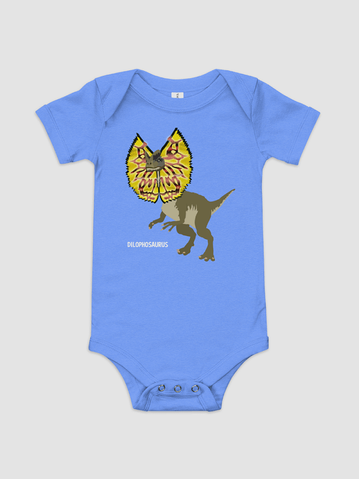 T-REX SHOW: Baby Dilophosaurus Short Sleeve One Piece product image (1)