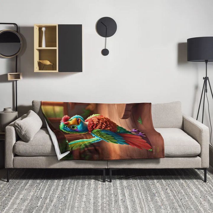 Endangered Species - Mexico - Quetzal Throw Blanket product image (1)
