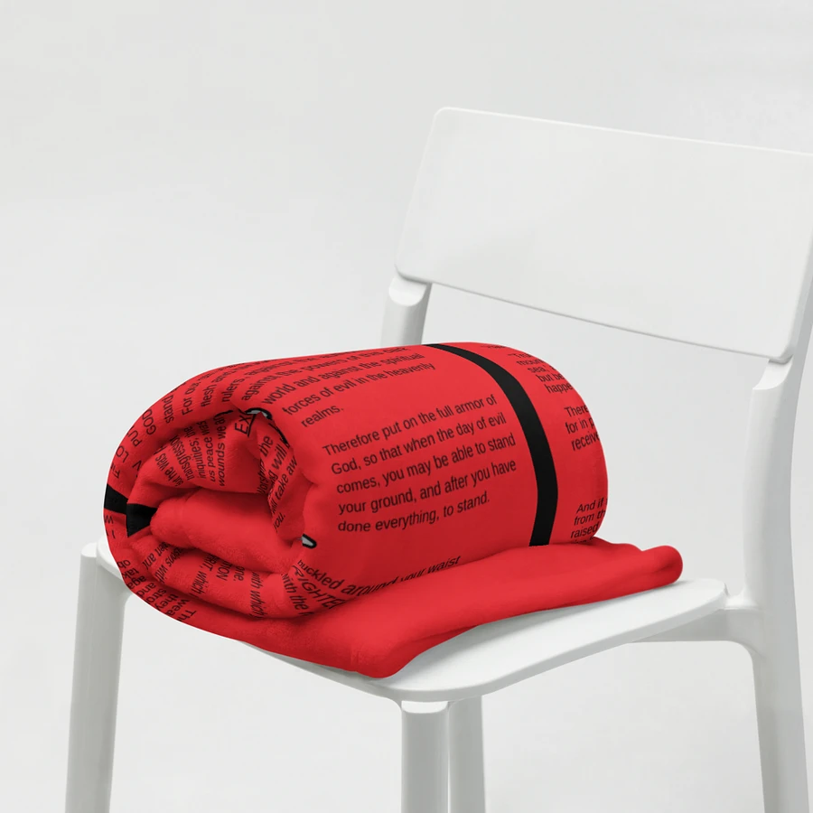 Armour Of God Red Prayer Blanket product image (11)