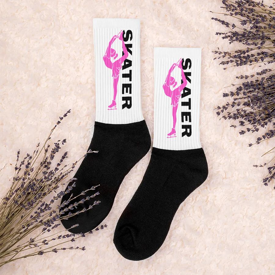 White SKATER Socks product image (4)