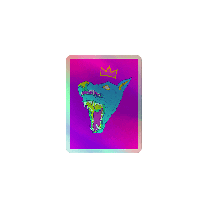 Pride holo sticker pink product image (1)