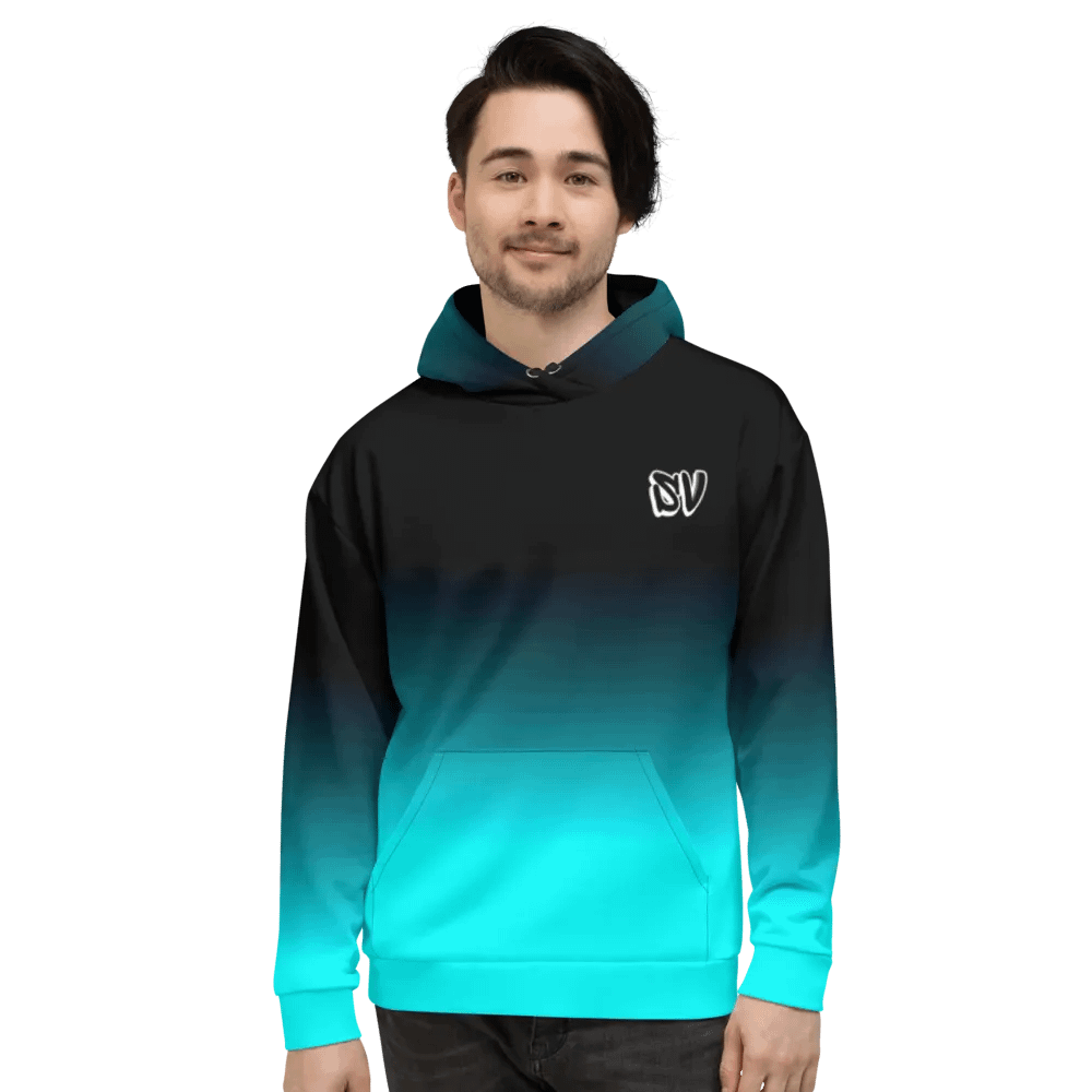 STRAIGHT VIBIN NEON COLOR FADE STYLE TANJIRO DEMON SLAYER HOODIE product image (2)