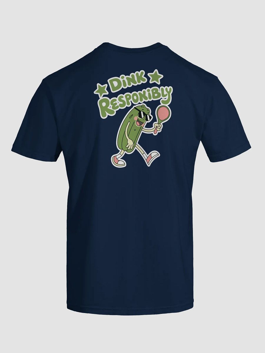 Playful Dink Responsibly Pickleball Unisex Garment-Dyed T-shirt (Back Print) product image (1)